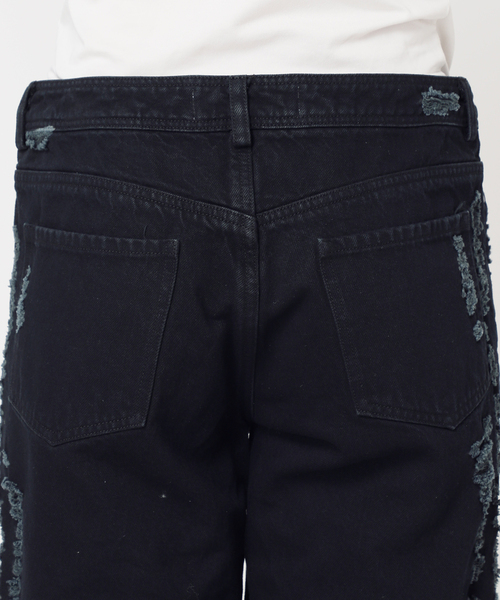 CITYSHOP(シティーショップ)の「KATHARINA DUBBICK 別注 DENIM SHORTS:デニムパンツ(デニムパンツ・レディース・ブラック・29/27)」の13枚目の写真