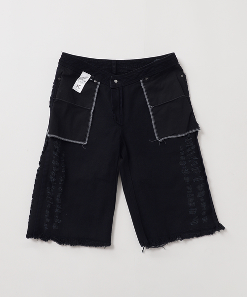 CITYSHOP(シティーショップ)の「KATHARINA DUBBICK 別注 DENIM SHORTS:デニムパンツ(デニムパンツ・レディース・ブラック・29/27)」の19枚目の写真