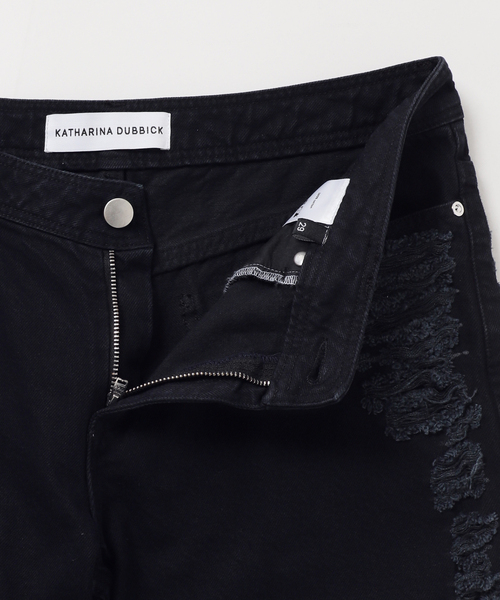 CITYSHOP(シティーショップ)の「KATHARINA DUBBICK 別注 DENIM SHORTS:デニムパンツ(デニムパンツ・レディース・ブラック・29/27)」の20枚目の写真
