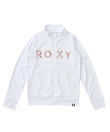 ROXY | MINI ARTSY FLORAL LO /ロキシーキッズロゴサムホール付きジップアップラッシュガード（水着）(ラッシュガード)