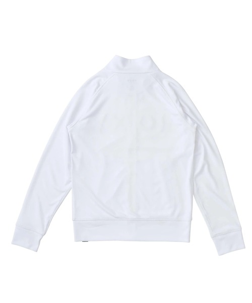 ROXY（ロキシー）の「MINI ARTSY FLORAL LO /ロキシーキッズロゴサムホール付きジップアップラッシュガード（水着）（ラッシュガード・キッズ・ホワイト/ブラック/ミント・120/130/140/150/110）」の4枚目の写真