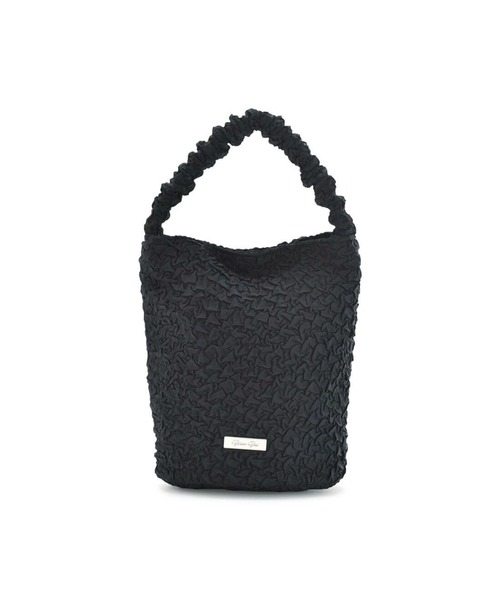 BarcosBlue(バルコスブルー)の「【BarcosBlue/バルコスブルー】ギャザーデザイン2wayミニバッグ(ハンドバッグ・レディース・ベージュ/ホワイト/ブラック・ONE SIZE)」の7枚目の写真