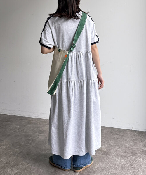 CPCM（シーピーシーエム）の「ティアードワンピース（ワンピース・レディース・オレンジ/ネイビー/グレー/チャコールグレー・FREE）」の10枚目の写真