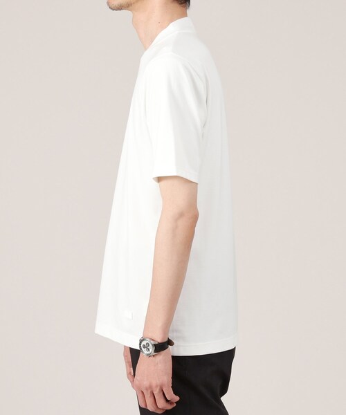 TAKEO KIKUCHI（タケオキクチ）の「【接触冷感】テーラード Tシャツ（Tシャツ/カットソー・メンズ・ブルー/ホワイト/ライトグレー/ネイビー/チャコールグレー・05/01/04/02/03）」の8枚目の写真