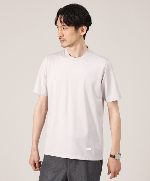 TAKEO KIKUCHI（タケオキクチ）の「【接触冷感】テーラード Tシャツ（Tシャツ/カットソー・メンズ・ブルー/ホワイト/ライトグレー/ネイビー/チャコールグレー・05/01/04/02/03）」の18枚目の写真