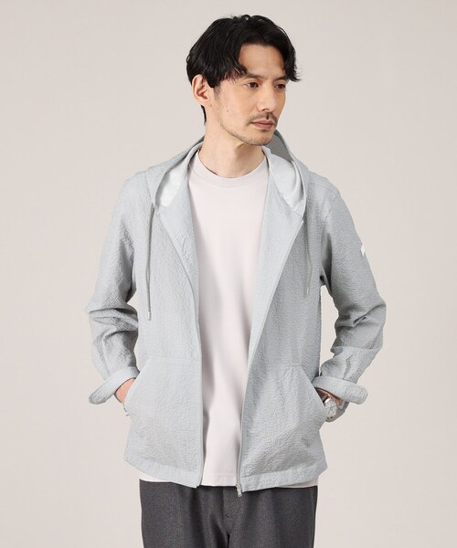 TAKEO KIKUCHI（タケオキクチ）の「【接触冷感】テーラード Tシャツ（Tシャツ/カットソー・メンズ・ブルー/ホワイト/ライトグレー/ネイビー/チャコールグレー・05/01/04/02/03）」の19枚目の写真