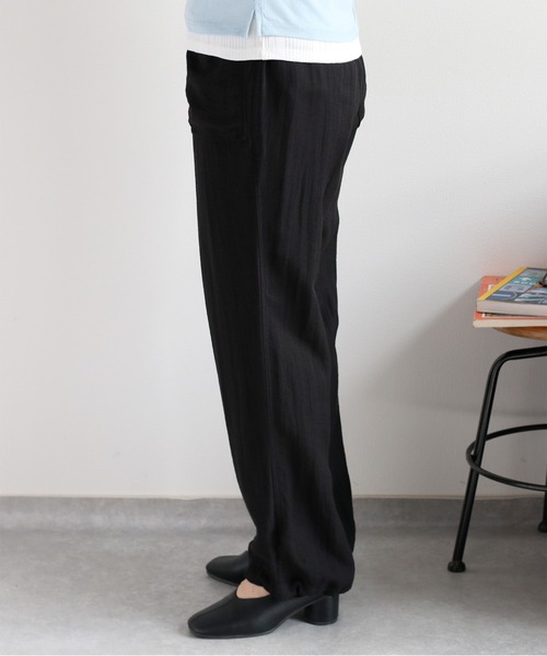 cepo（セポ）の「リネンミックスイージーワークパンツ（その他パンツ・レディース・ブラック/オフホワイト/オリーブ・S/M）」の21枚目の写真