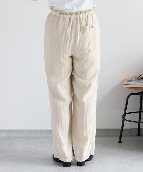 cepo（セポ）の「リネンミックスイージーワークパンツ（その他パンツ・レディース・ブラック/オフホワイト/オリーブ・S/M）」の12枚目の写真