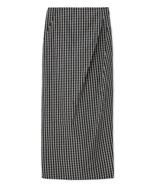 FRAY I.D（フレイアイディー）の「アシメタックタイトスカート（スカート・レディース・チェック/ホワイト/ブラック・0/1）」の19枚目の写真