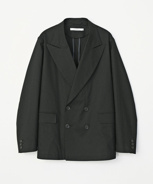 VICTIM（ヴィクティム）の「VICTIM ヴィクティム / LINEN BIG JACKET セットアップリネンビッグシルエットダブルテーラードジャケット / VTM-25-O-001（テーラードジャケット・メンズ・グレー/ブラウン/ブラック・1/2）」の15枚目の写真