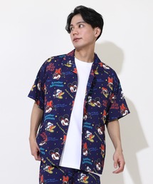 Disney（ディズニー）の「親子お揃い ディズニー リゾート総柄 シャツ 0479A（シャツ/ブラウス）」