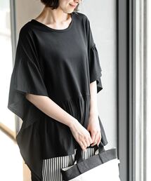 rps | 冷感カノコワイドギャザープルオーバー(Tシャツ/カットソー)