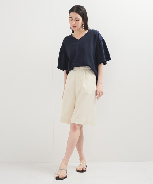 le cercle ADAM ET ROPE'(ルセルクルアダムエロペ)の「【UVケア】袖ボリュームTシャツ(Tシャツ/カットソー・レディース・グレー系その他/ネイビー/グリーン系その他2・FREE)」の8枚目の写真