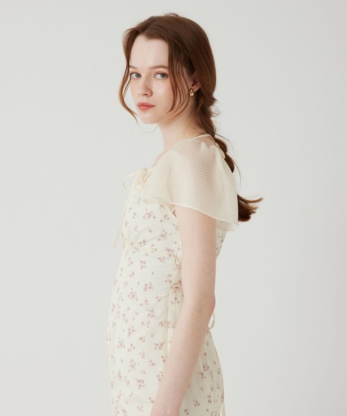 ME COUTURE（ミークチュール）の「ドットフルールMIXドレス（ワンピース・レディース・ブラック/アイボリー/ピンク・FREE）」の21枚目の写真