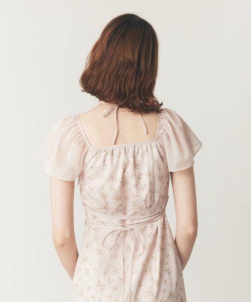 ME COUTURE（ミークチュール）の「ドットフルールMIXドレス（ワンピース・レディース・ブラック/アイボリー/ピンク・FREE）」の17枚目の写真