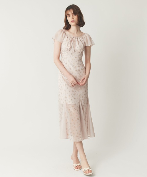 ME COUTURE（ミークチュール）の「ドットフルールMIXドレス（ワンピース・レディース・ブラック/アイボリー/ピンク・FREE）」の14枚目の写真