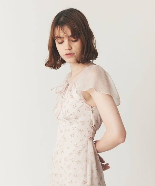 ME COUTURE（ミークチュール）の「ドットフルールMIXドレス（ワンピース・レディース・ブラック/アイボリー/ピンク・FREE）」の16枚目の写真