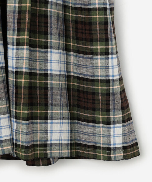 O'NEIL of DUBLIN（オニールオブダブリン）の「O'NEIL OF DUBLIN | リネン ティアードワンピース WOMEN（ワンピース・レディース・ベージュ系その他/ブラック系その他・8）」の10枚目の写真