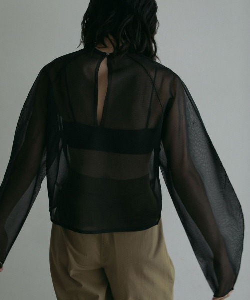 anuke / Volumesleeve Sheer Knit 今シーズンのもの ànuke online store（アンヌーク） / Volumesleeve Sheer