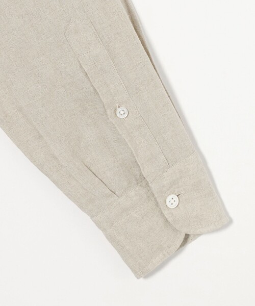 UNITED ARROWS（ユナイテッドアローズ）の「LIBECO バンドカラーシャツ（シャツ/ブラウス・メンズ・ナチュラル/ブラック/コバルトブルー/オレンジ・S/M/L/XL）」の19枚目の写真