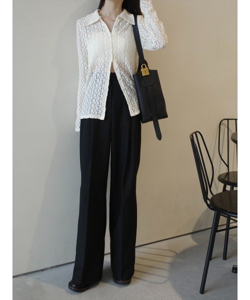 amel(エイメル)の「フラワーエンボスシャツカーディガン/アイボリー(シャツ/ブラウス・レディース・アイボリー・FREE)」の20枚目の写真