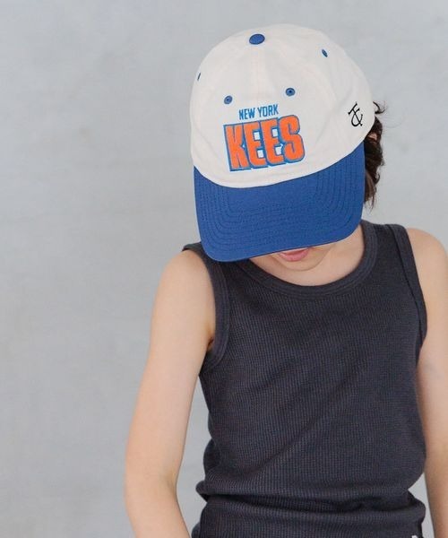 BAYFLOW（ベイフロー）の「[シンプルコーデのアクセントに！]ベースボールキャップ(KIDS)（キャップ・キッズ・ライトグレー/ベージュ/アイボリー・FREE）」の3枚目の写真