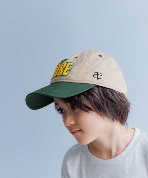 BAYFLOW（ベイフロー）の「[シンプルコーデのアクセントに！]ベースボールキャップ(KIDS)（キャップ・キッズ・ライトグレー/ベージュ/アイボリー・FREE）」の2枚目の写真