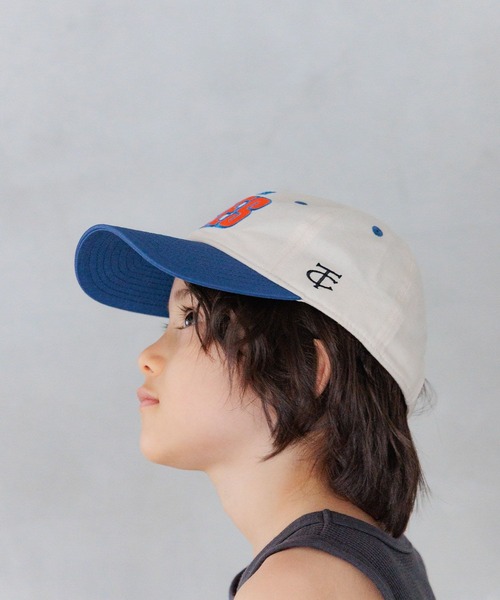 BAYFLOW（ベイフロー）の「[シンプルコーデのアクセントに！]ベースボールキャップ(KIDS)（キャップ・キッズ・ライトグレー/ベージュ/アイボリー・FREE）」の9枚目の写真
