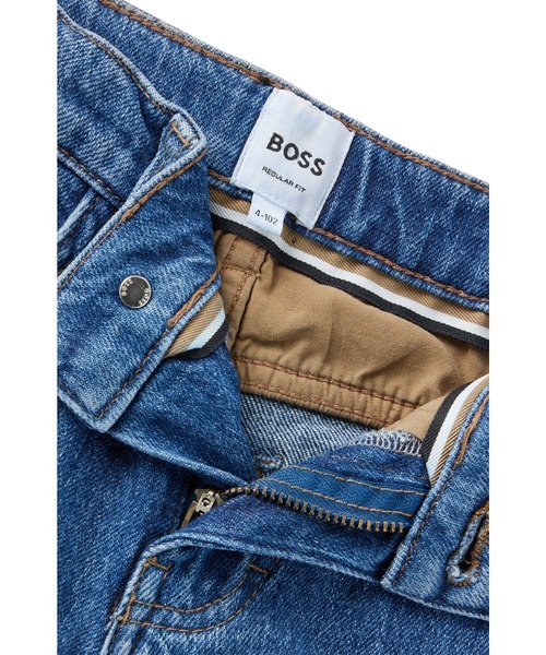 BOSS(ボス)の「キッズ レギュラーフィットジーンズ ブルー ストレッチデニム(デニムパンツ・キッズ・その他・100/110/140/150/125/114)」の3枚目の写真