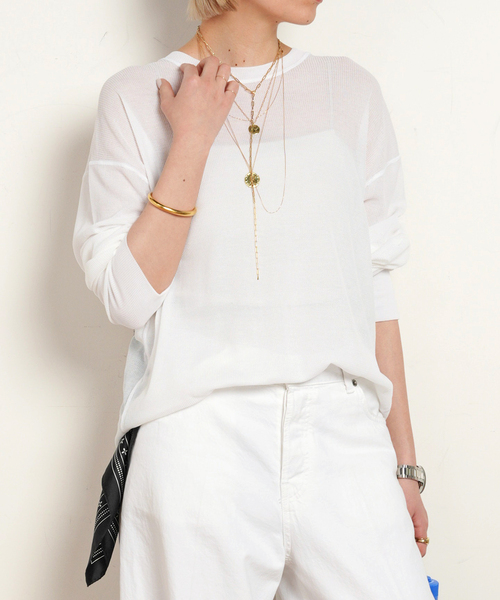 New シアーワッフルTシャツ（Tシャツ/カットソー）｜EVERYDAY I