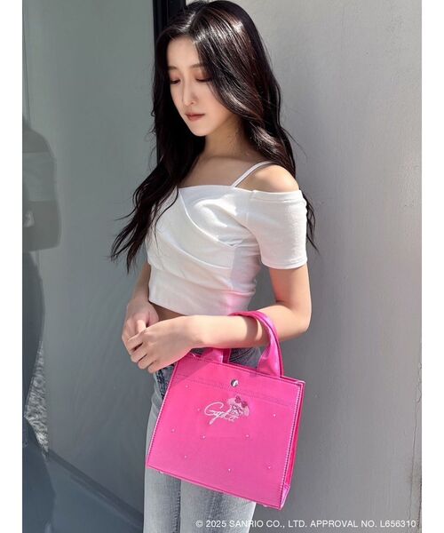 メロクロコラボ】my melody×GYDA bijou BAG（ハンドバッグ