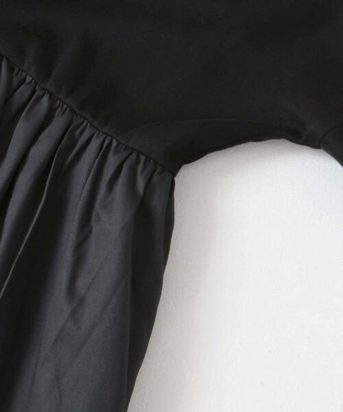 ITEMS URBANRESEARCH（アイテムズ アーバンリサーチ）の「ポンチドッキング半袖トップス（Tシャツ/カットソー・レディース・ブラック/オフホワイト/モカ/チャコールグレー/ブラウン系その他・FREE）」の9枚目の写真