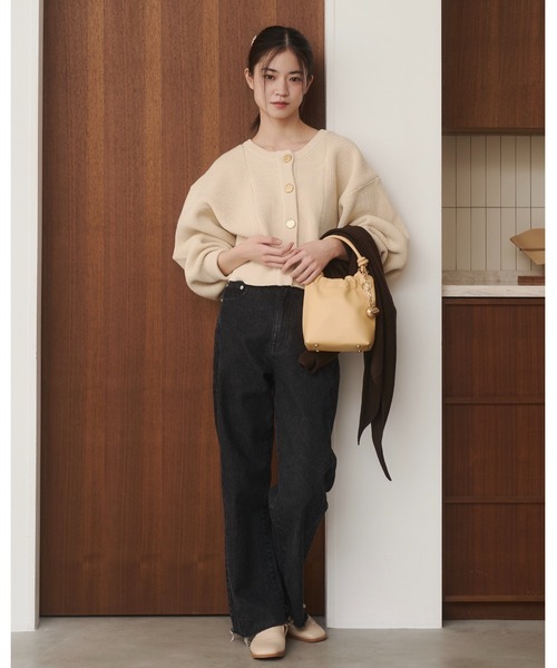 低身長さん向けSサイズあり】カットオフデニム（デニムパンツ）｜moi