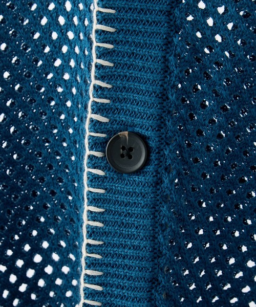 VELNUS】Watermark knitting loose short sleeve stitch summer