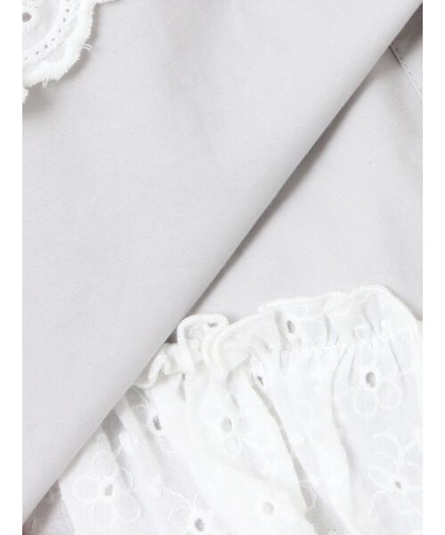 merry jenny（メリージェニー）の「remakishキャミワンピース（ワンピース・レディース・グレー/オフホワイト・FREE）」の10枚目の写真