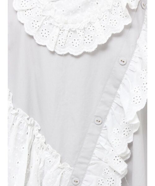 merry jenny（メリージェニー）の「remakishキャミワンピース（ワンピース・レディース・グレー/オフホワイト・FREE）」の3枚目の写真