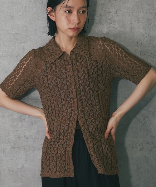 Amazon | [Bidason] 進化 カーディガン 刺繍 レース レディース
