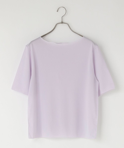 LOWRYS FARM(ローリーズファーム)の「シアーメローSS 496443(Tシャツ/カットソー・レディース・ブラック/アイボリー/パープル・FREE)」の14枚目の写真