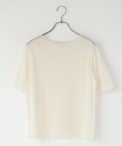 LOWRYS FARM(ローリーズファーム)の「シアーメローSS 496443(Tシャツ/カットソー・レディース・ブラック/アイボリー/パープル・FREE)」の16枚目の写真