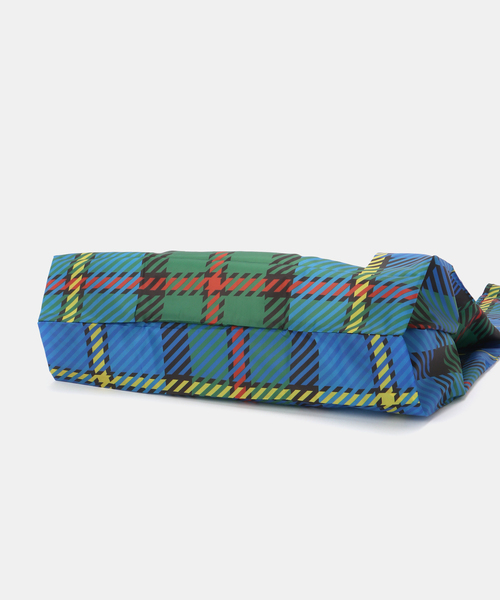 b.Eautiful(ビューティフル)の「【b.Eautiful/ビューティフル】MacLeod Tartan XL Reusable Ba 2210-AC-005(エコバッグ/サブバッグ・レディース・ブルー・FREE)」の3枚目の写真