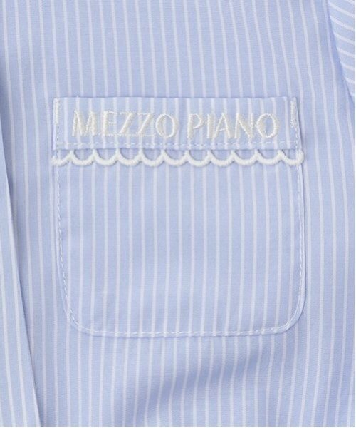 mezzo piano（メゾピアノ）の「ネクタイつき　半袖シャツ（シャツ/ブラウス・キッズ・オフホワイト/ブルー・130cm/140cm/120cm）」の11枚目の写真