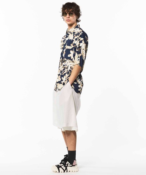 MAISON SPECIAL(メゾンスペシャル)の「《UNISEX》Layered Sheer Prime-Wide Shorts/レイヤードシアープライムワイドショーツ【MAISON SPECIAL/メゾンスペシャル】(その他パンツ・メンズ・オフホワイト/ブルー/ブラック・0/1)」の4枚目の写真