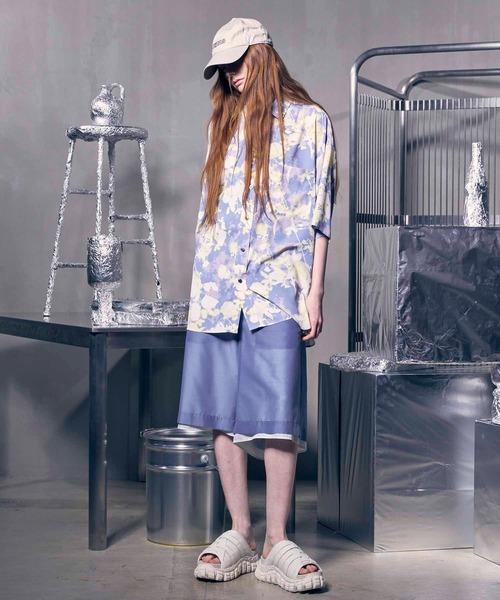 MAISON SPECIAL(メゾンスペシャル)の「《UNISEX》Layered Sheer Prime-Wide Shorts/レイヤードシアープライムワイドショーツ【MAISON SPECIAL/メゾンスペシャル】(その他パンツ・メンズ・オフホワイト/ブルー/ブラック・0/1)」の9枚目の写真
