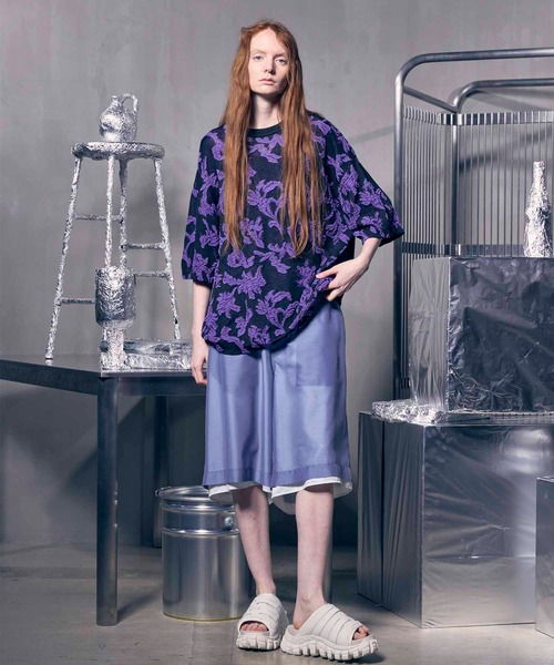 MAISON SPECIAL(メゾンスペシャル)の「《UNISEX》Layered Sheer Prime-Wide Shorts/レイヤードシアープライムワイドショーツ【MAISON SPECIAL/メゾンスペシャル】(その他パンツ・メンズ・オフホワイト/ブルー/ブラック・0/1)」の8枚目の写真