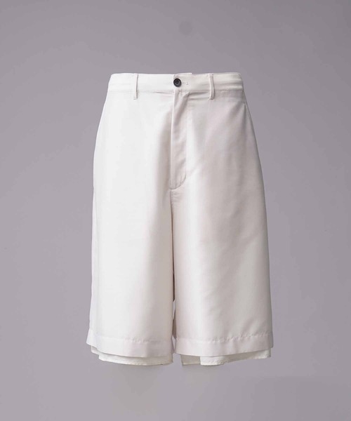 MAISON SPECIAL(メゾンスペシャル)の「《UNISEX》Layered Sheer Prime-Wide Shorts/レイヤードシアープライムワイドショーツ【MAISON SPECIAL/メゾンスペシャル】(その他パンツ・メンズ・オフホワイト/ブルー/ブラック・0/1)」の14枚目の写真