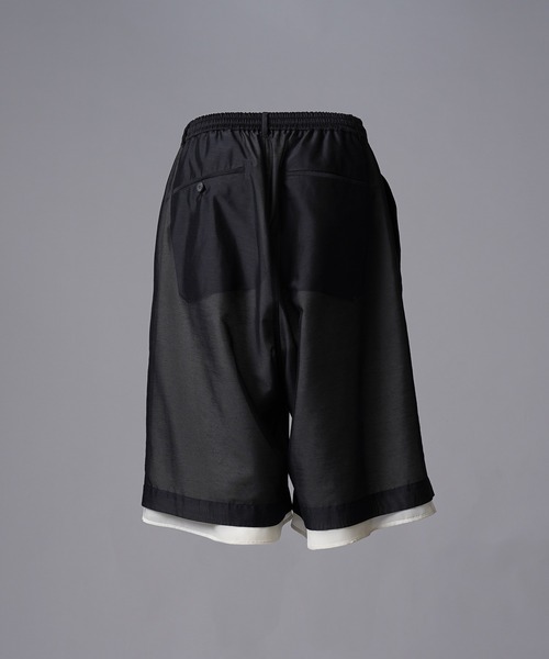 MAISON SPECIAL(メゾンスペシャル)の「《UNISEX》Layered Sheer Prime-Wide Shorts/レイヤードシアープライムワイドショーツ【MAISON SPECIAL/メゾンスペシャル】(その他パンツ・メンズ・オフホワイト/ブルー/ブラック・0/1)」の18枚目の写真