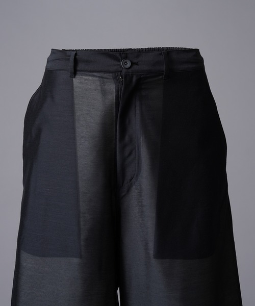 MAISON SPECIAL(メゾンスペシャル)の「《UNISEX》Layered Sheer Prime-Wide Shorts/レイヤードシアープライムワイドショーツ【MAISON SPECIAL/メゾンスペシャル】(その他パンツ・メンズ・オフホワイト/ブルー/ブラック・0/1)」の19枚目の写真