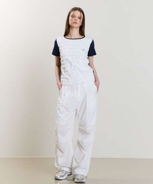 [LUV IS TRUE]★25SS★韓国人気★SM LACE PANTS MUSINSA公式 | LUV IS TRUE SM LACE PANTS(WHITE)