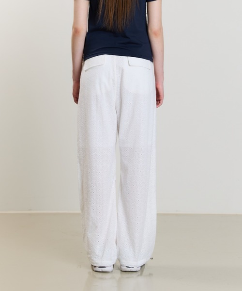 ★LUVISTRUE★SM LACE PANTS(WHITE)★正規品/韓国直送料込/人気 SM LACE PANTS（その他パンツ）｜LUVISTRUE（ラヴイズトゥルー