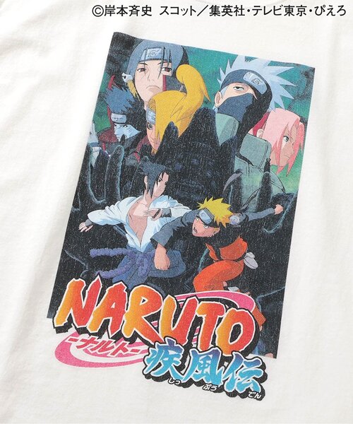 F.O.KIDS(エフオーキッズ)の「【NARUTO-ナルト- 疾風伝 】グラフィックTシャツA(オトナ)(Tシャツ/カットソー・メンズ・ブラック/オフホワイト・LARGE/MEDIUM)」の10枚目の写真